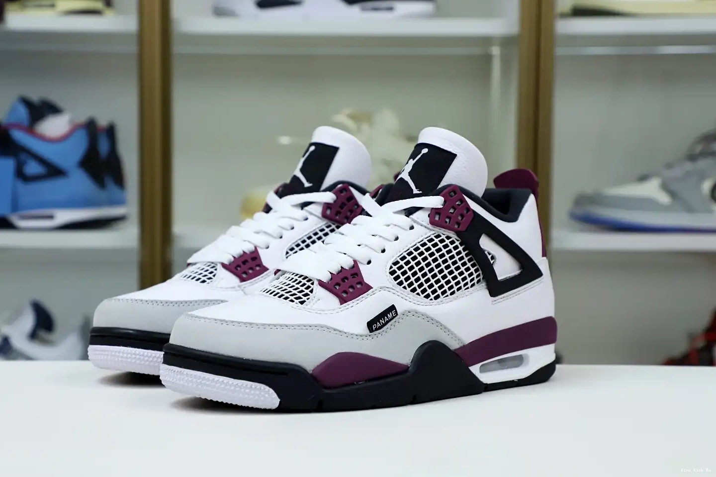 Kimikick X JORDAN 'BORDEAUX' AIR 4 PARIS RETRO SAINT-GERMAIN AIR JORDAN 0729